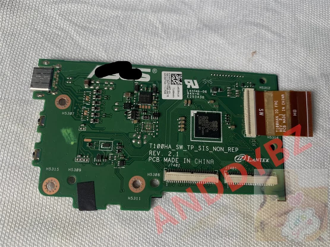 Used original T100HA SW TP SIS NOT for ASUS T100HA USB Power Botton Switch Board without cable 100% perfect work