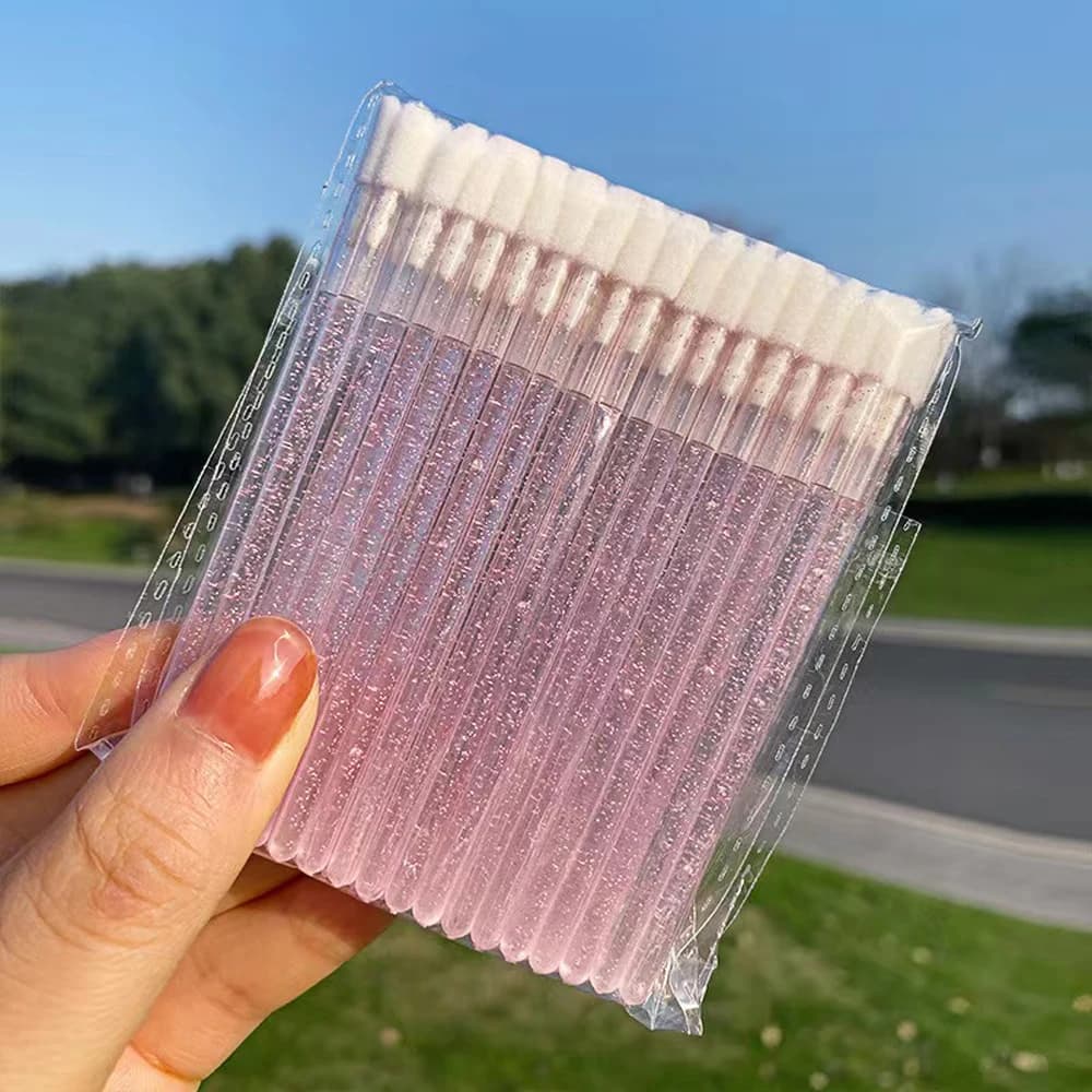 500 pcs disposable lip brushes for lipstick stickers tool for extending eyelashes wholesale beauty accessories