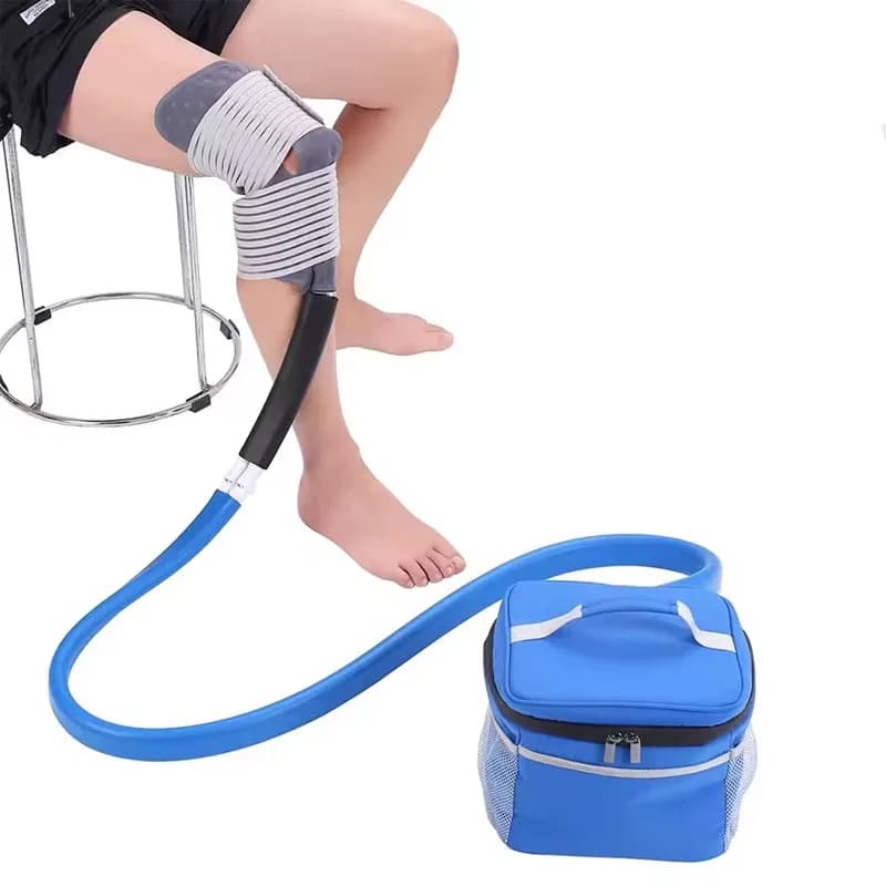 NUOVO Dispositivo di Crioterapia per Ginocchio: Macchina per Terapia del Freddo con Compressione e Crioterapia