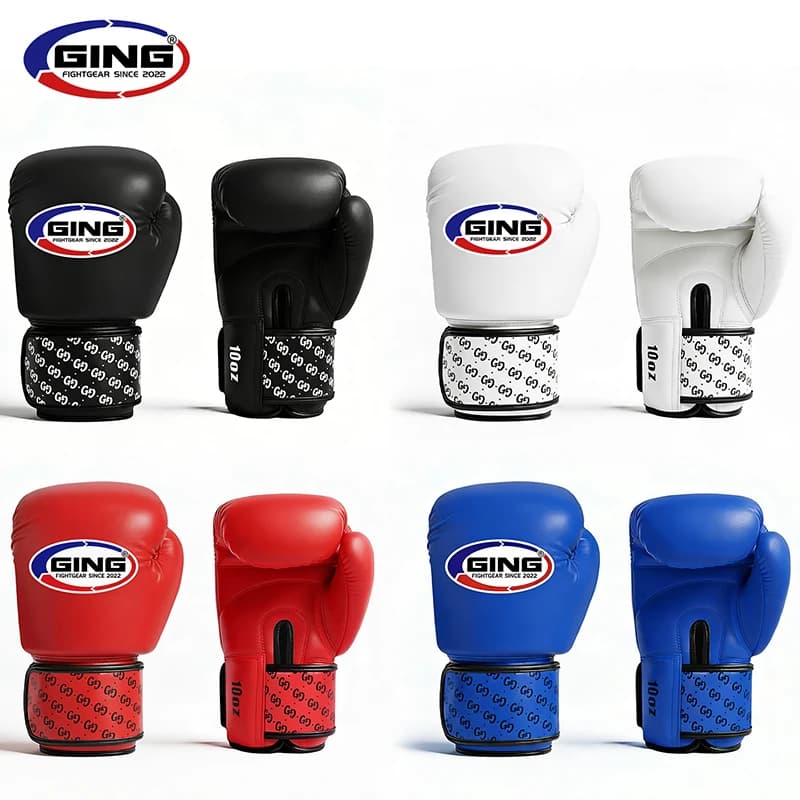 Guantoni da Boxe Professionali 6/8/10/12oz in PU per Donne, Guanti da Combattimento Muay Thai, per Allenamento con Sacco da Boxe, Spessi e Traspiranti