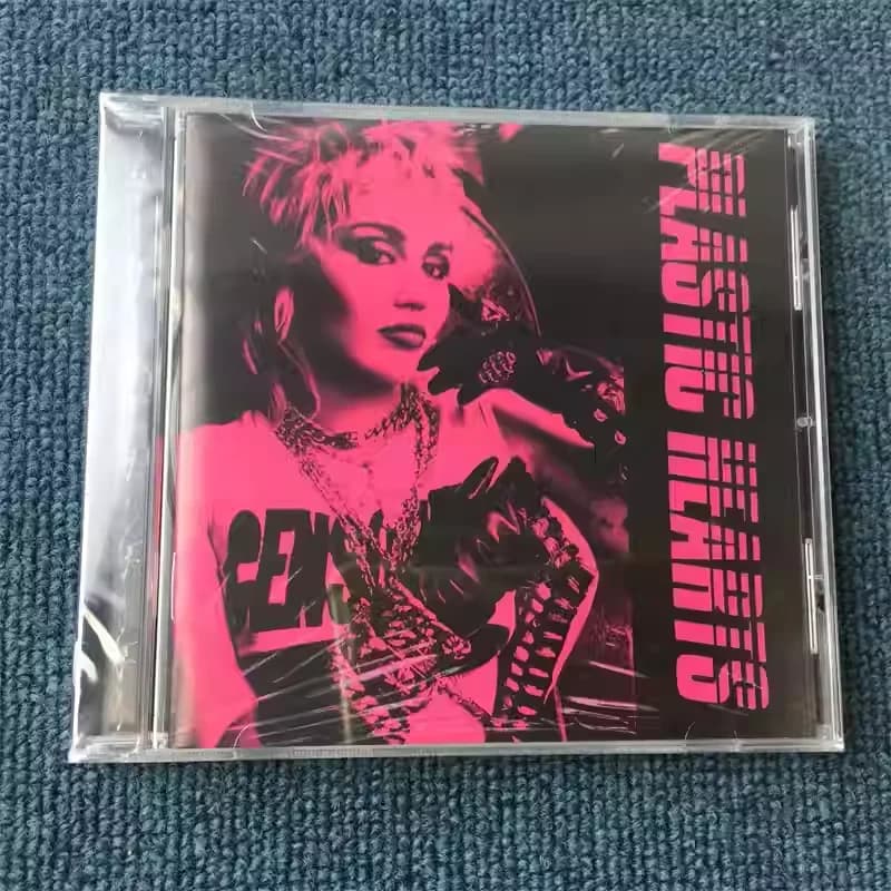 CD Classico Glam Rock & Pop Rock Album Miley Cyrus Music CD Plastic Hearts Music Record Cosplay Walkman Car Soundtracks Box Regali