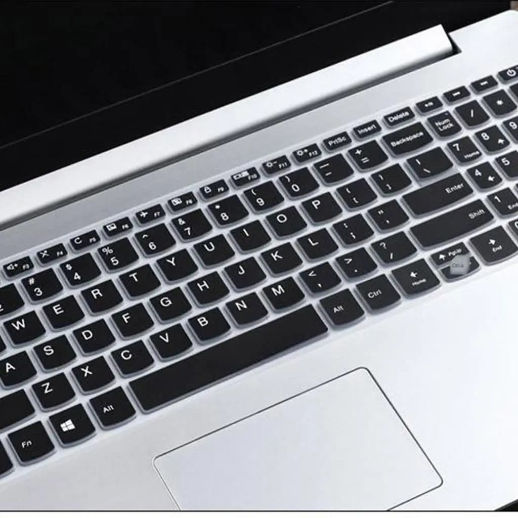 Pellicola protettiva trasparente per tastiera, copertura antipolvere in silicone, custodia protettiva lavabile per laptop HP da 15,6 pollici