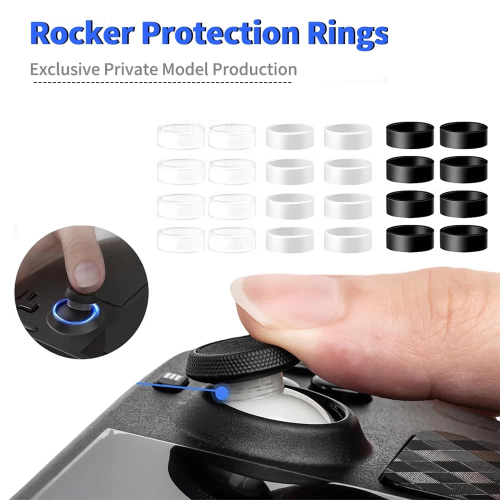 4/8pcs Elastic Protective Joystick Rubber Ring for PS5 / PS4 / Xbox / Switch Pro/ Steam Deck/Rog Ally Rocker Silicone Ring Cover