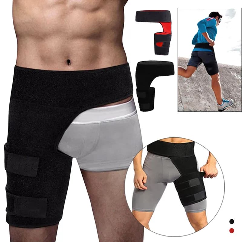Support for Anca, Sciatica and Tendinite - Compressive band for Anca, Inguine, Coscia and Ischiogambieri - Adjustable for Men