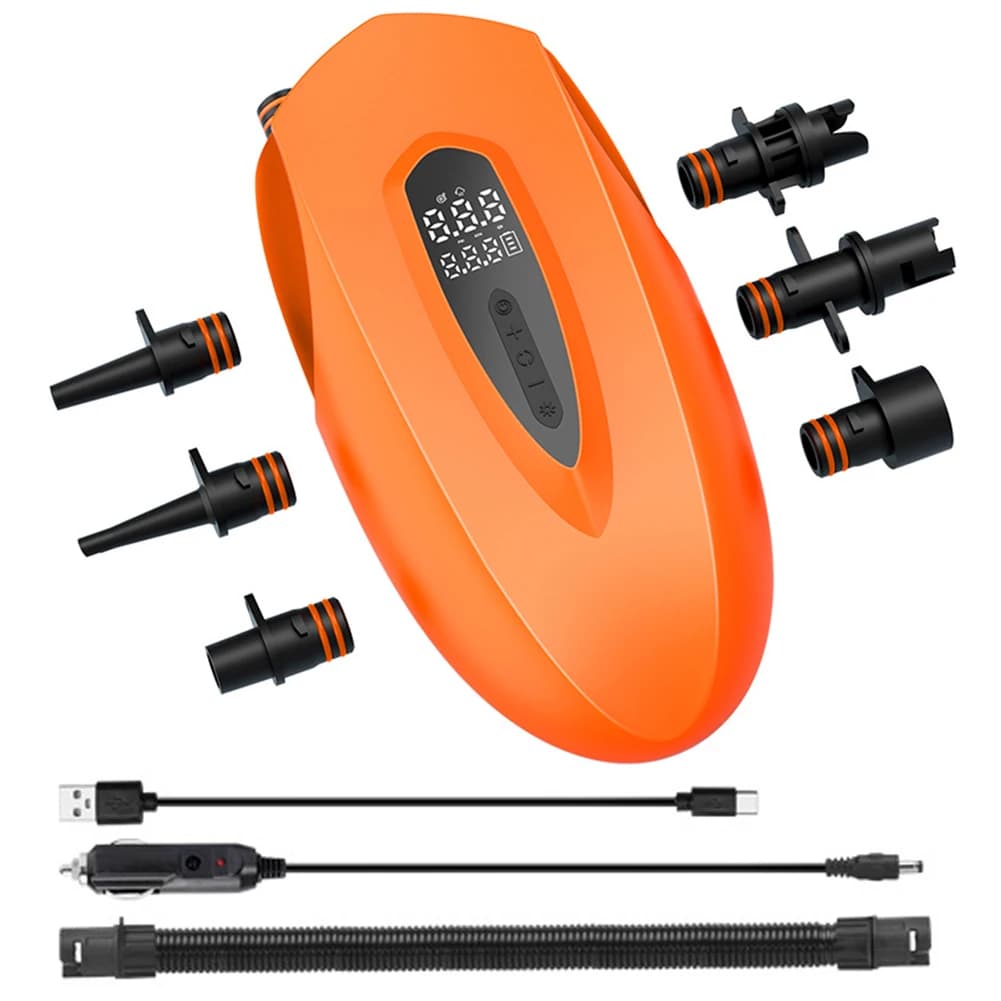 Pompa Gonfiabile per SUP da 20 PSI con Spegnimento Automatico, Pompa per Stand Up Paddle Board con Display Digitale per Gonfiabili, Kayak e Barche