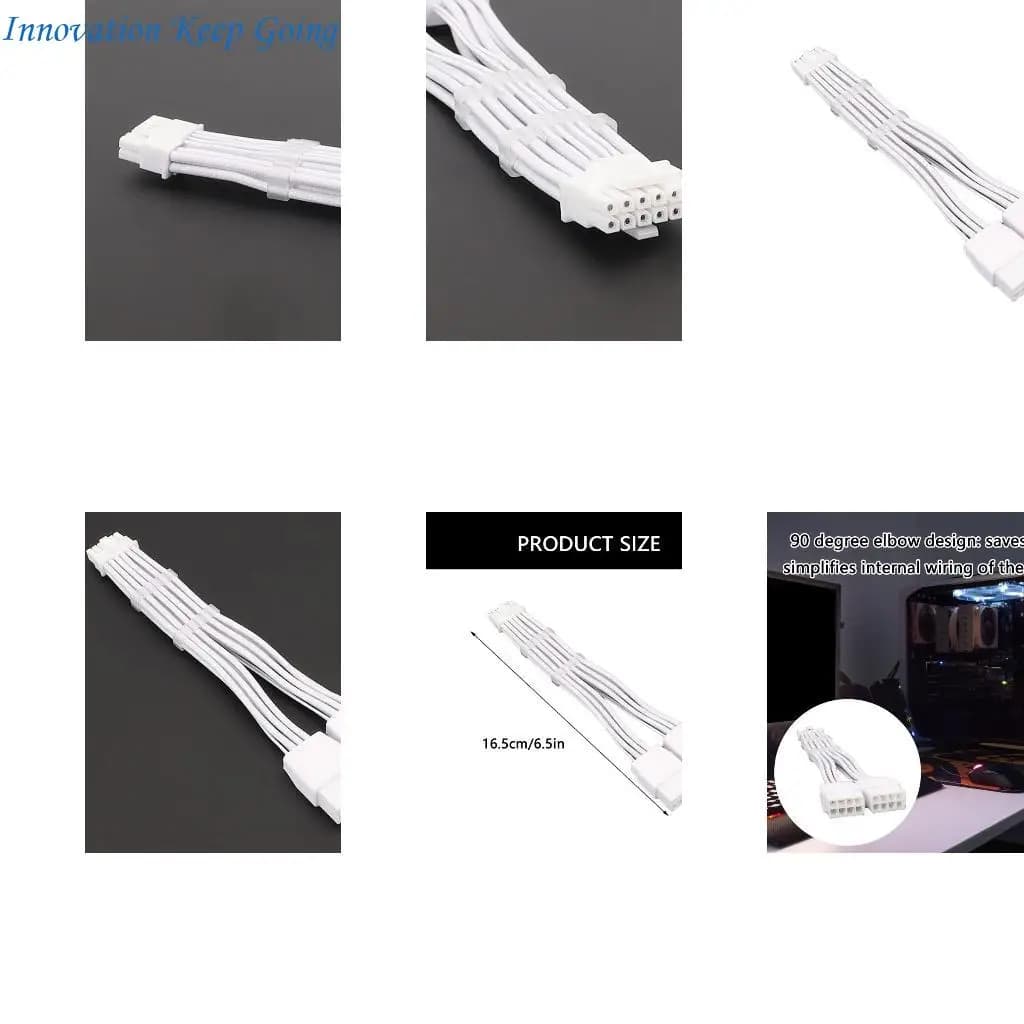 E65C 2x8pin a 16pin (12+4pin) cavo alimentazione GPU 12VHPWR 16AWG GPU Extender Cavo