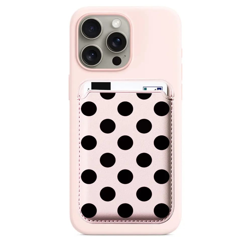 Magnetic Creative Wave Point Wallet Card Holder Case Cover For MagSafe For iPhone 17 Pro Max For Samsung Galaxy S26 Ultra S25 FE