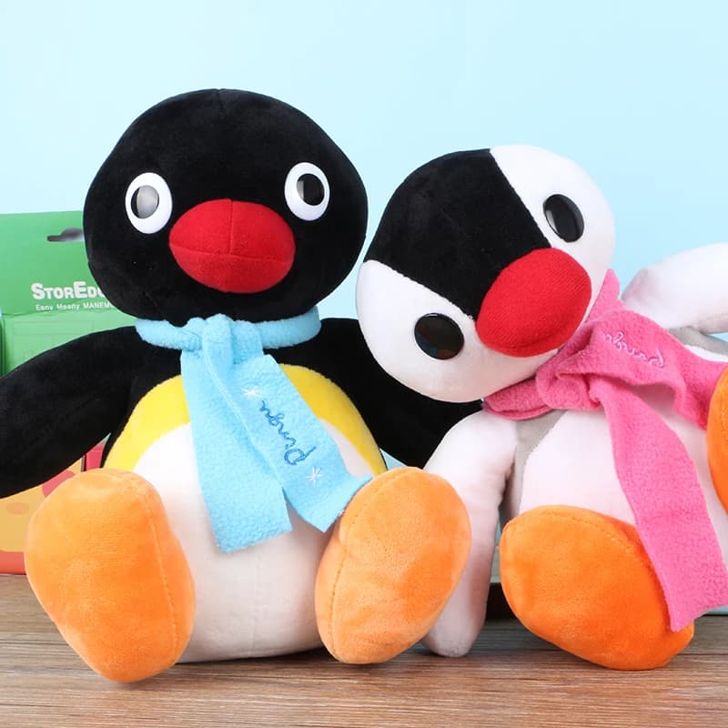 28 centimetri Genuino Pingu Peluche Bambola Noot Noot PINGU e PINGA Figura Cuscino Animale Pinguino Morbido Peluche Ripiene Giocattolo Per Bambini Regalo