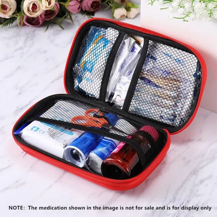 Multifunctional Waterproof Emergency Survival Medicine Storage Bag, Portable Outdoor First Aid Kit Bag for Camping & Hiking