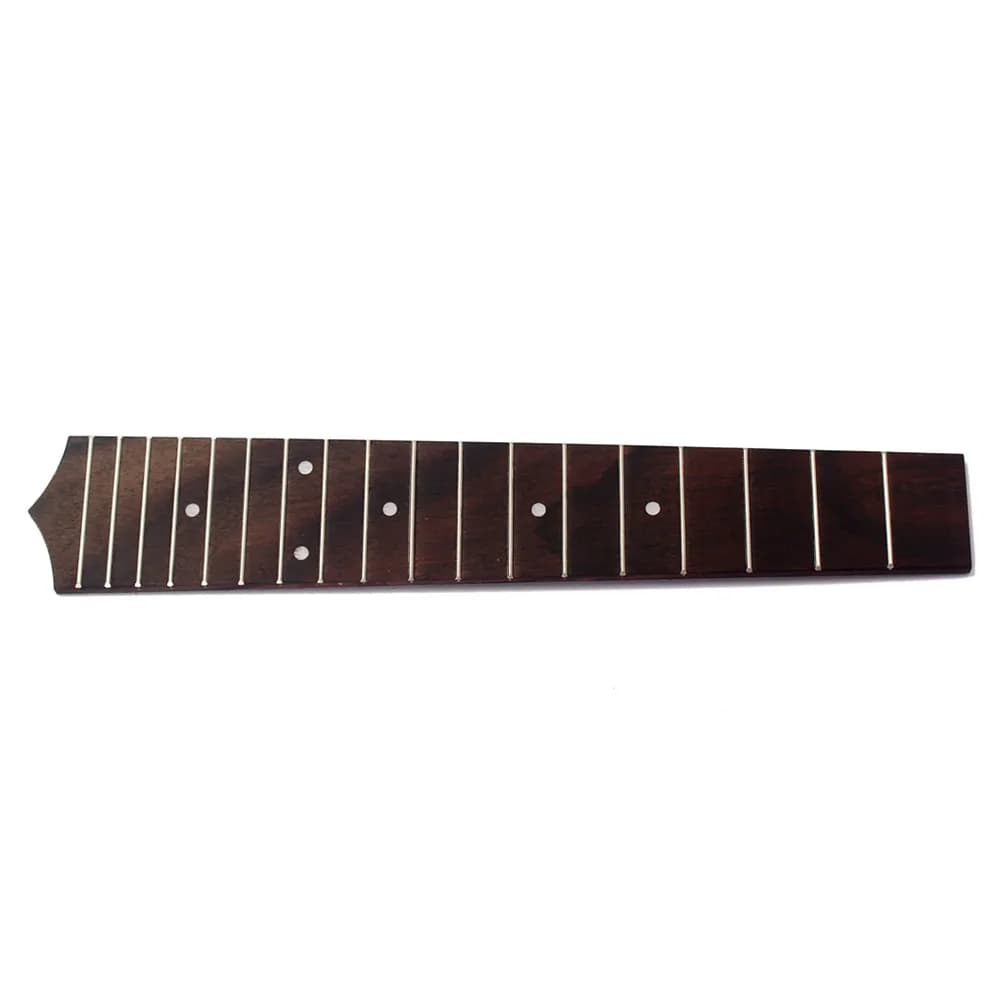 Tastiera per Ukulele 23 Pollici in Palissandro, 18 Tasti, Resistente all'Usura, Ricambio per Accessori Chitarra Hawaiana