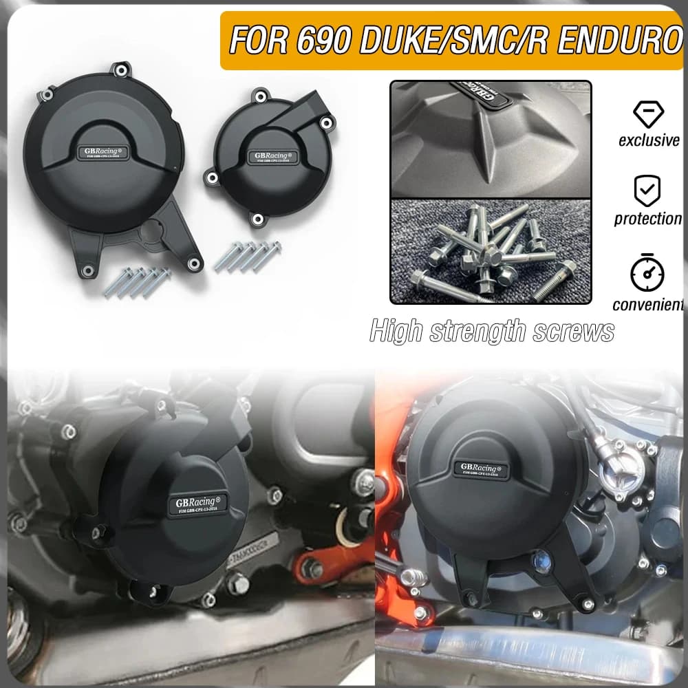 Per KTM 690 Duke 2011-2021 690 SMC 2019-2021 690/R Enduro 2008-2018 Motore Del Motociclo Frizione Coperchio di Protezione Accessori