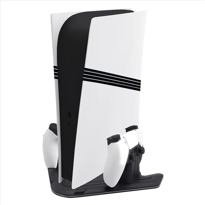 [NUOVO!CCDD] Supporto Multifunzione per PS5/Pro/Slim con Caricatore per Controller RGB e Base per Cuffie