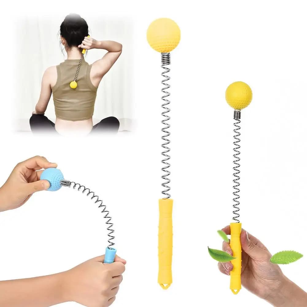 Martello per Massaggio a Forma di Pallina da Golf, Riduce Dolore e Affaticamento, Allevia lo Stress, per Massaggio Manuale di Collo, Spalle e Schiena