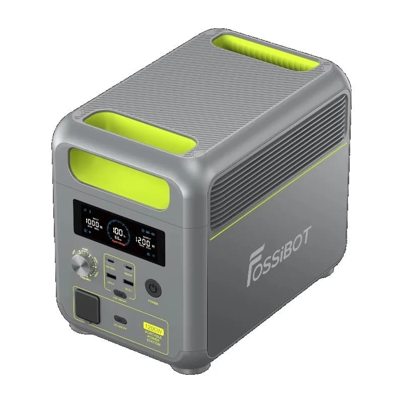 【Bestseller】FOSSiBOT F1200 Pannello Solare con Accumulo di Energia, Ricarica a 5 Livelli, MPPT, Spina US/EU, Alimentatore per Dropshipping Transfrontaliero