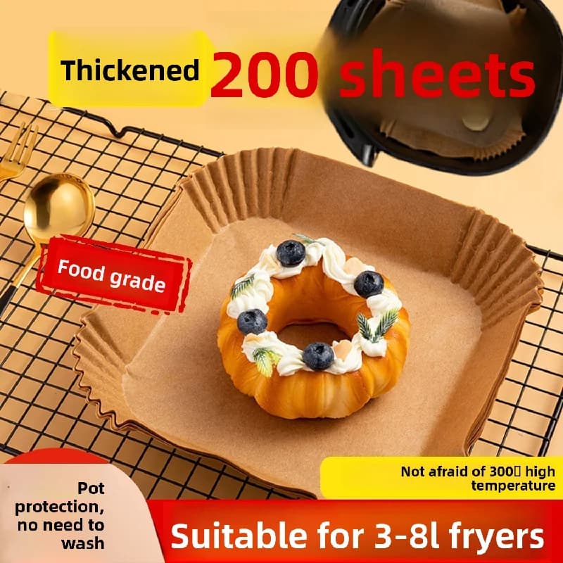 Non-Stick Parchment Paper Liners for Air Fryer Baking Sheets for Healthy Cookingfor Roasting in Microwave Air Fryer Accessories