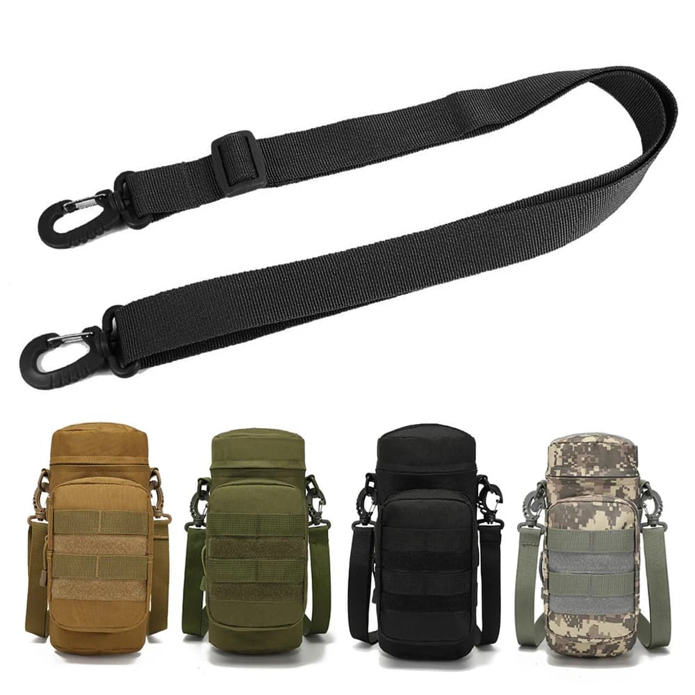 Cinghia Regolabile in Nylon per Tracolla, Borsa Tattica EDC per Sport all'Aperto, Borsa Messenger, Borsa Porta Borraccia, Tracolla per Trasporto