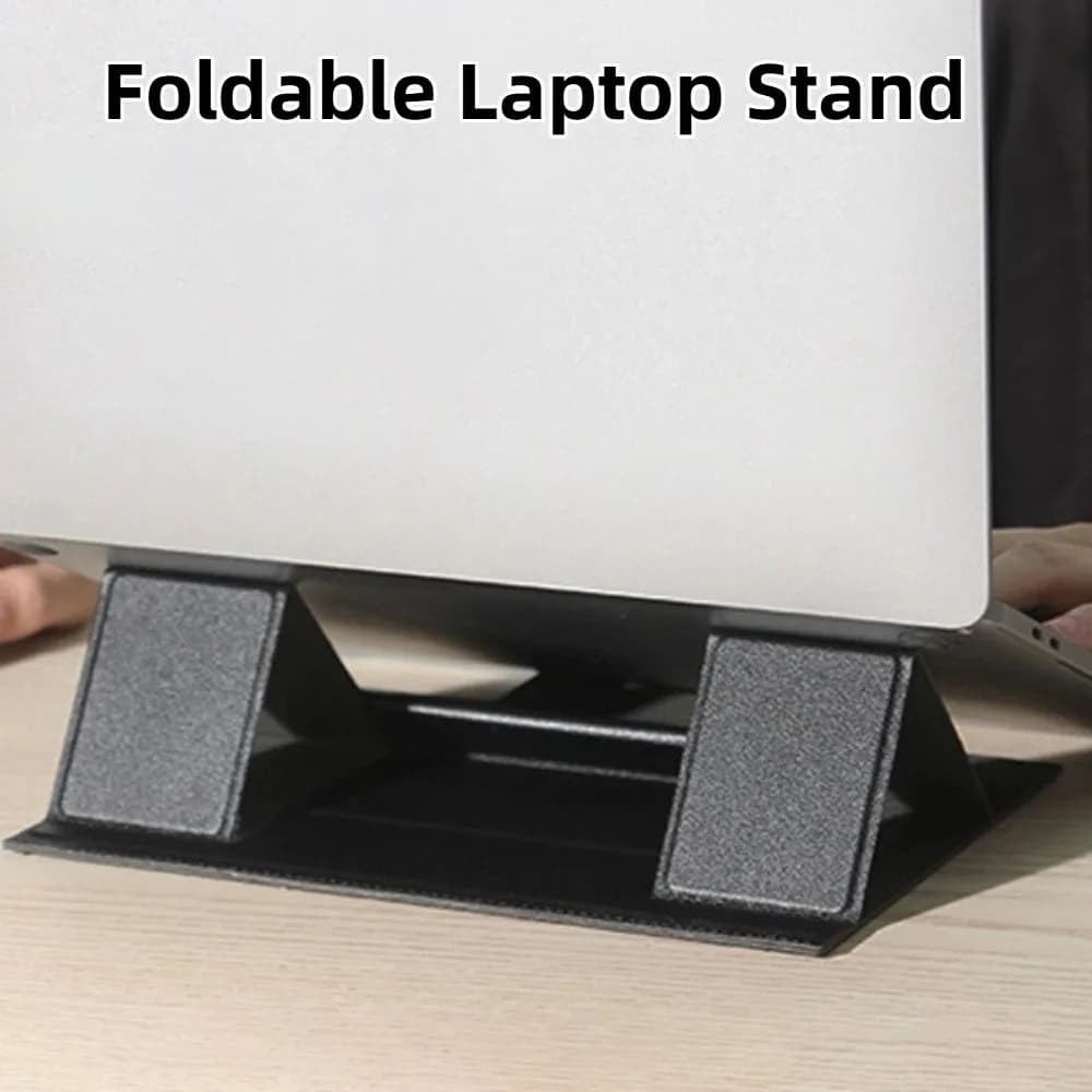 Supporto per laptop pieghevole Supporto per laptop regolabile in altezza ultrasottile Supporto di sollevamento Staffa di raffreddamento per laptop antiscivolo Oudoor