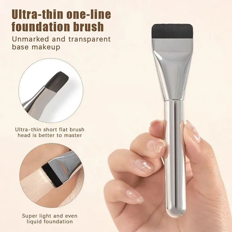 New Set of 1 Triangular Brush Black and White for Make-up, Brush for Tiered Bottom, Brush for Twist, Mini Sponge for Fin, Corrector Tool and Air Cushion