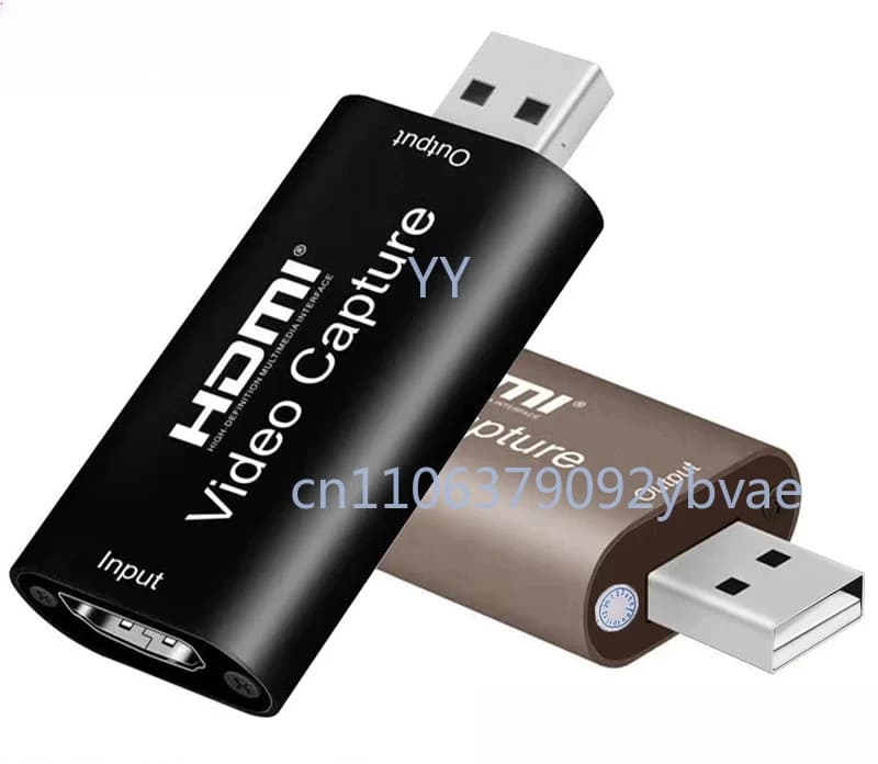 Scheda di acquisizione video HDMI da HD 4K a 1080p, USB 2.0, per PS3, PS4, DVD, videocamera, registrazione, notebook, PC, streaming live