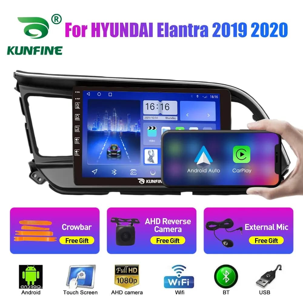 10.33 "Radio Per HYUNDAI Elantra 19 2Din Android Stereo DVD GPS Lettore Video di Navigazione Multimediale Carplay Android Auto BT
