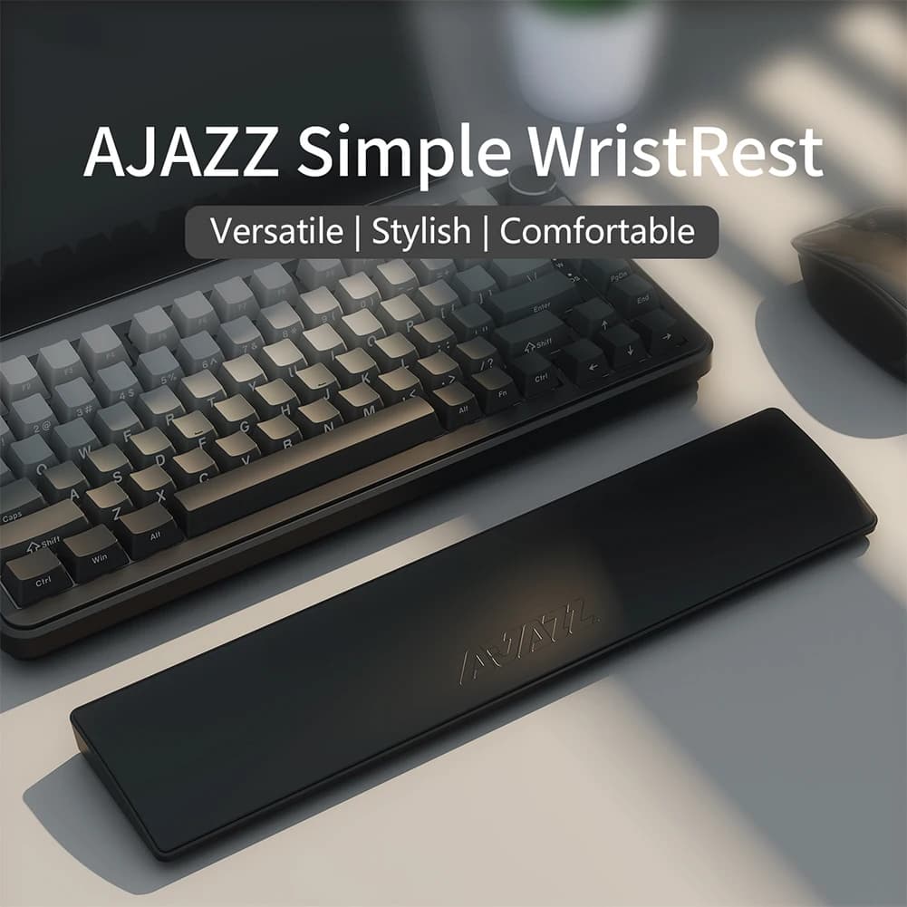 81 tasti tastiera da gioco poggiapolsi pad ergonomico morbido memory foam supporto per le mani base stabile antiscivolo per lavoro studio giochi