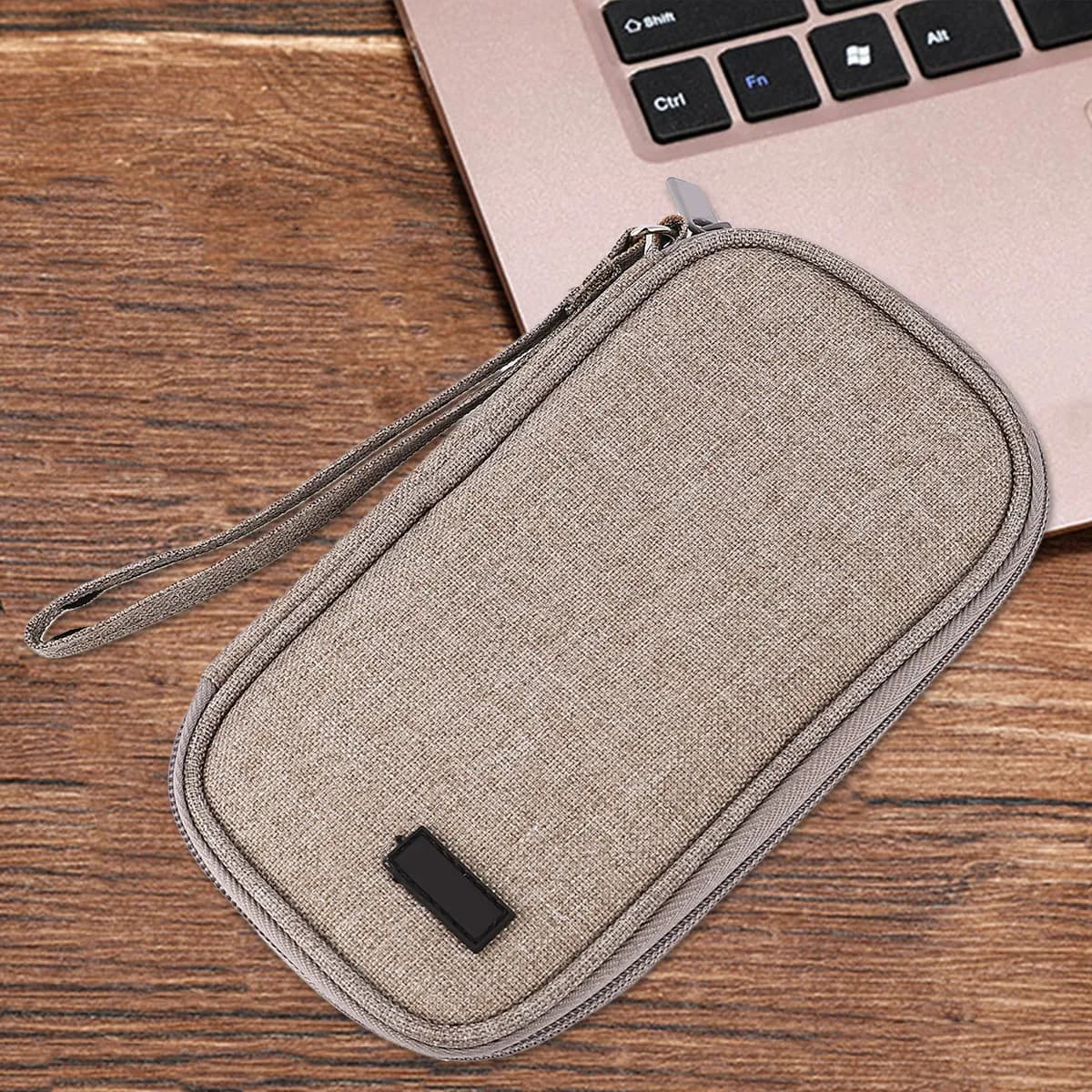 Borsa Organizer per Chiavette USB Antiurto, Custodia Resistente per Accessori Elettronici, Borsa Portatile da Viaggio per USB