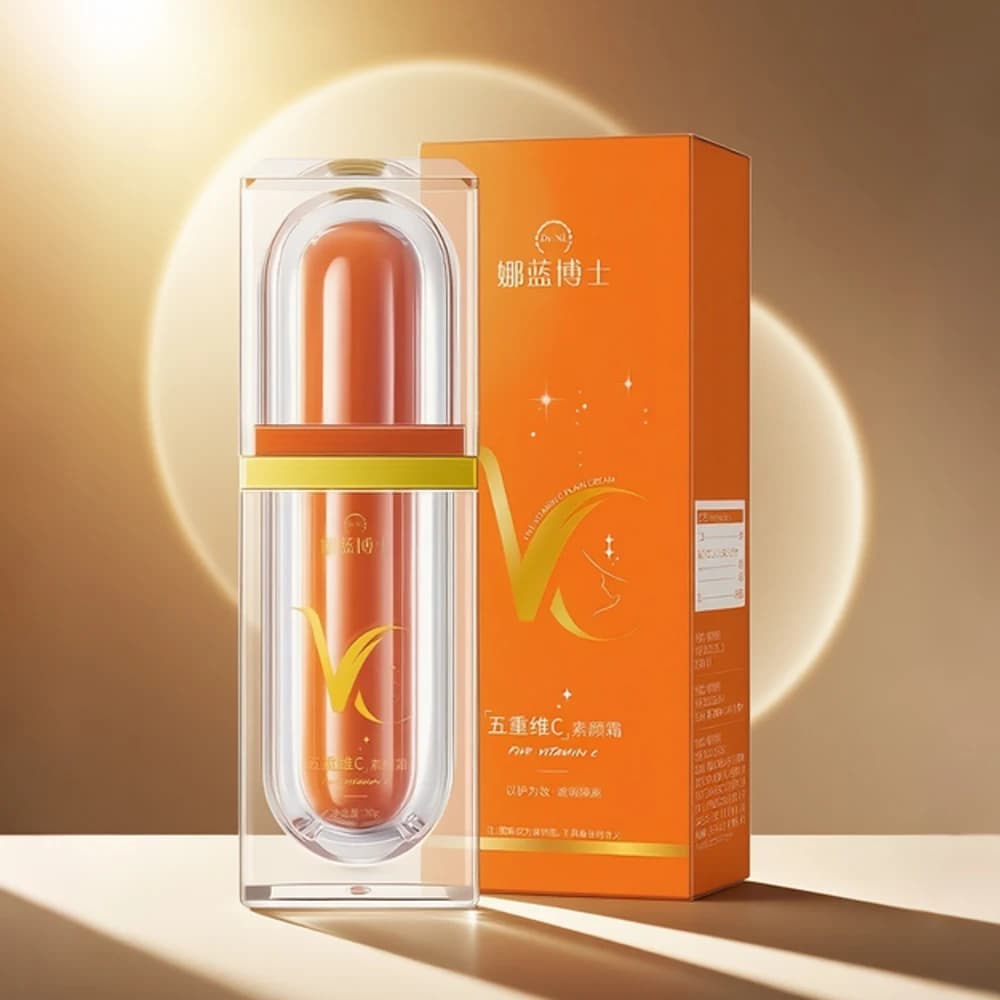Face Cream, Vitamin C Face Cream, Light Touch, Moisturizing, Skin Care, VC Block Conceal Moisturizing Cream