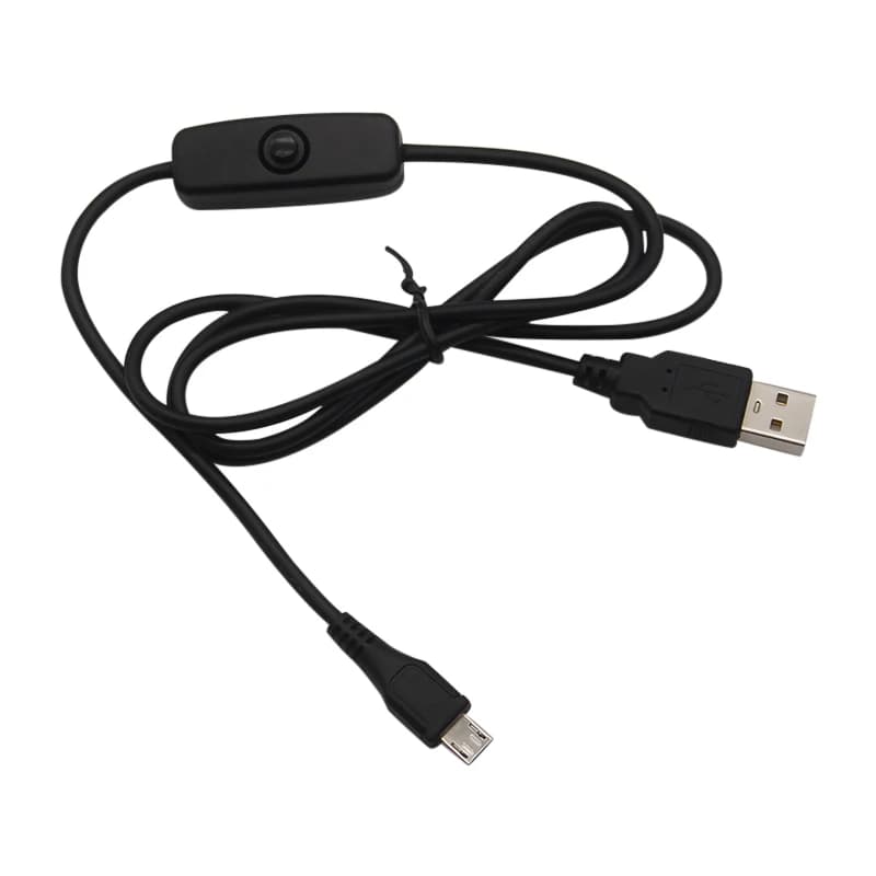 For Raspberry Pi 3 2 USB power cord with ON/OFF switch Adapter for Micro USB Charger for Raspberry Pi 3 2 5V 2.5A