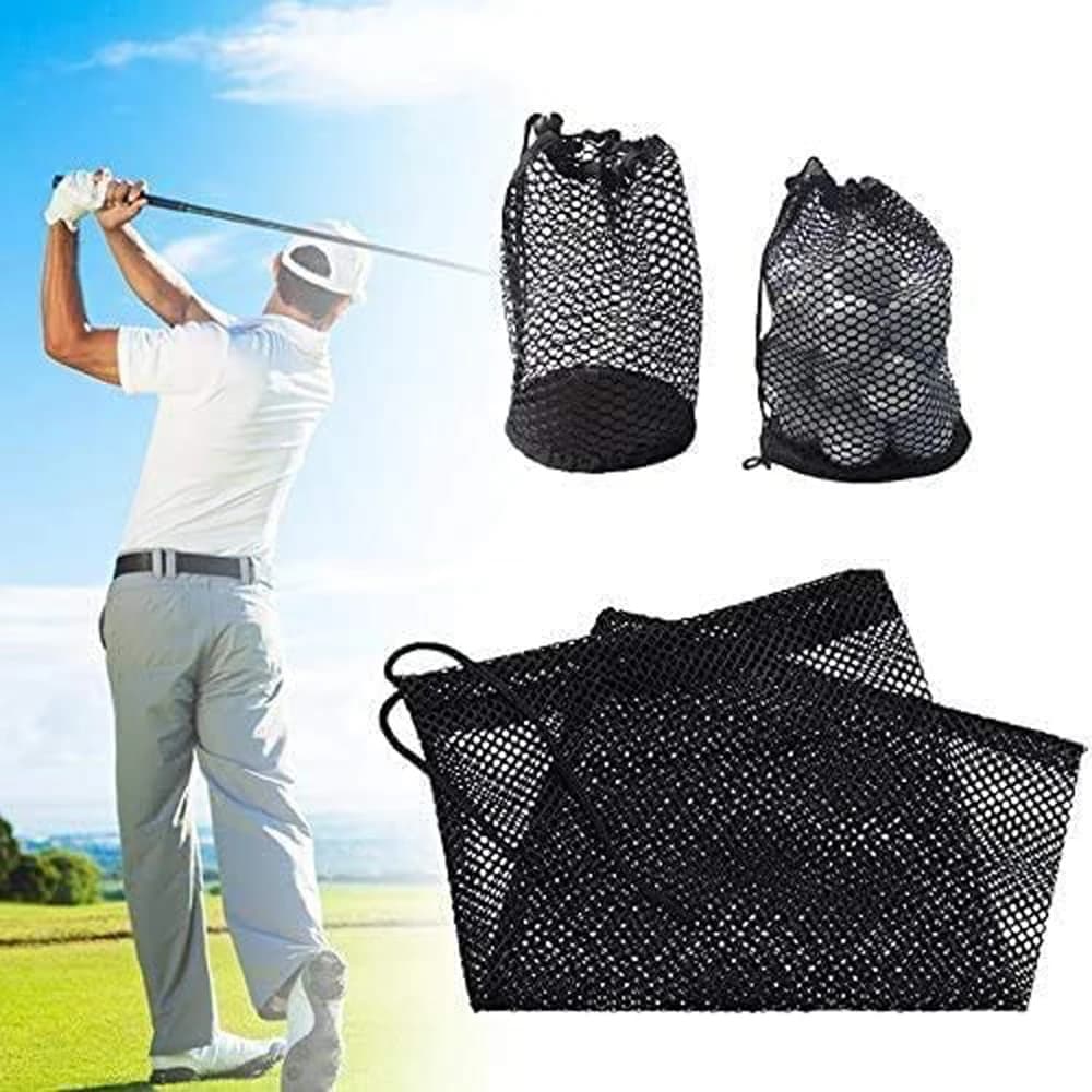 for Gym Nylon Sports Mesh Net Carrying Bag 16/32/56 Ball Drawstring Pouch Golf Storege Bag Golf Mesh Bag Golf Ball Bags
