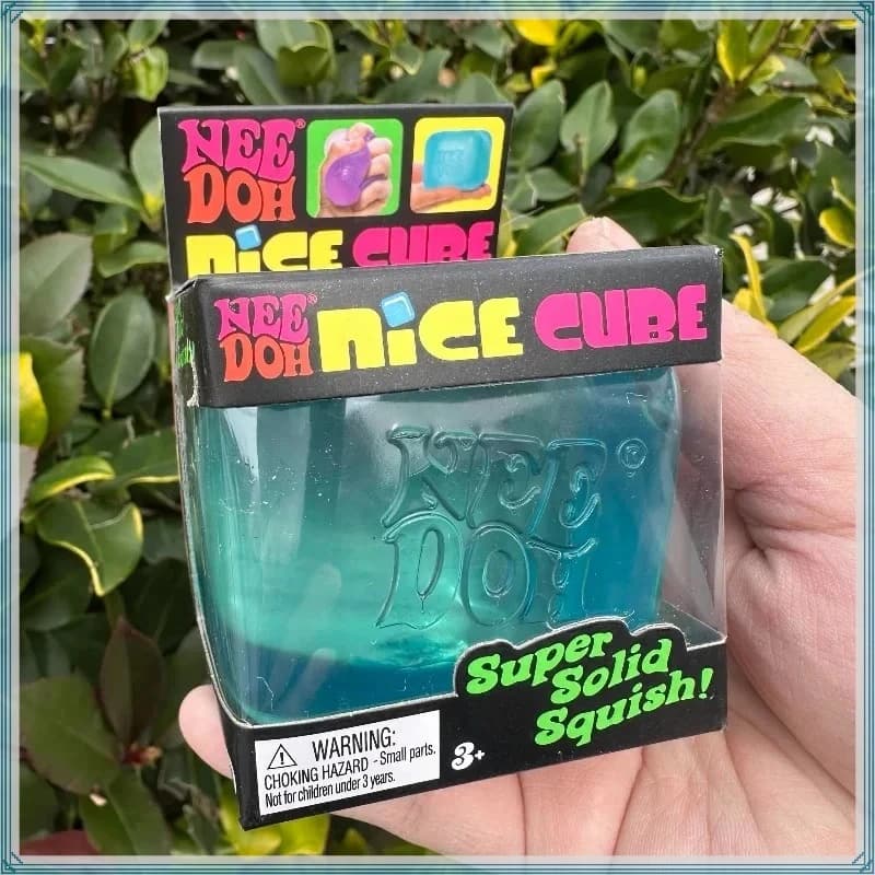 Needoh Nice Cube Sensory Stress Reliever Fidget Tool for Anxiety & Focus Desk Sensory Cube for Adults & Kids*