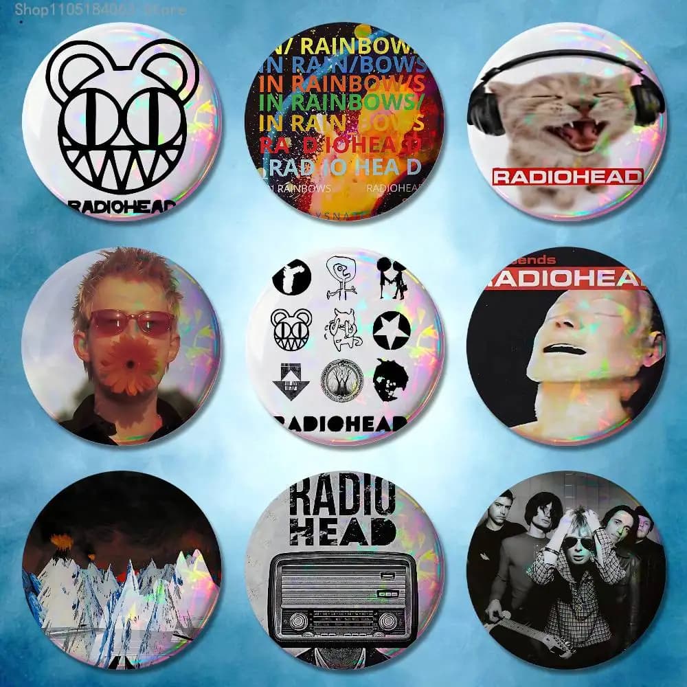 Cool R-Radiohead Band Badge Bottone Rotondo Creativo Spilla Distintivo Borsa Decor Accessori Ventole Raccogliere Amici Regali