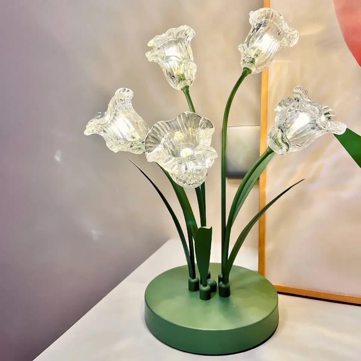 Lampada da tavolo Bell Orchidea