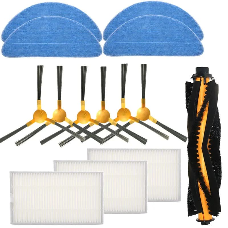 Aspirapolvere Mop Panni Stracci Filtro Hepa Spazzola principale Spazzola laterale per Clever Clean Serie L 707 Parti per aspirapolvere Mop per pulizia