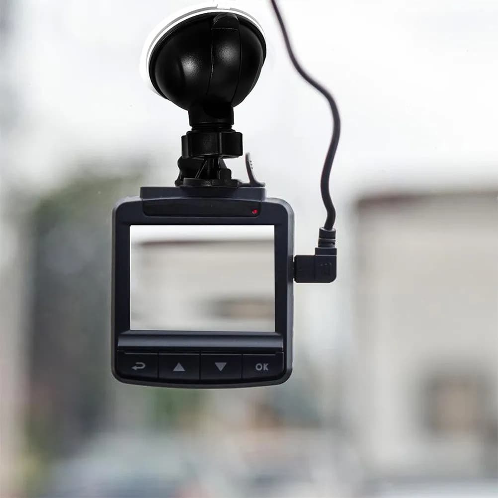 2Pcs Mini Ball Head Car Dash Cam Mount Suction Cup Single Screw Buckle 360 Rotation Stable Windshield Holder Replacement