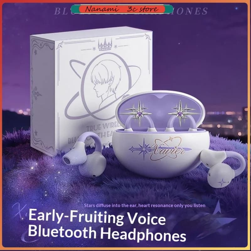 Love and Deepspace Xavier Anime Cosplay Curvetta Bluetooth Cartoon BlueTooths Auricolari Osteoacusis Christmas Gift