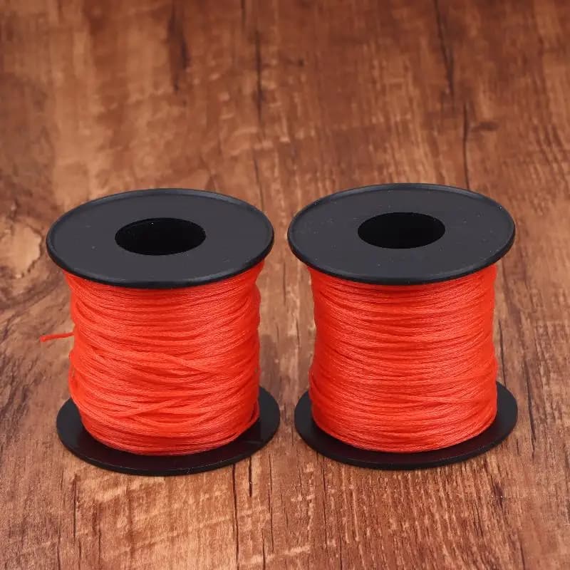 SXH 50M/Rotolo Filo Rosso per Marcatura, Costruzione, Giardinaggio, Artigianato, Campeggio, Arrampicata, Corda da Campeggio, Escursionismo, Stendibiancheria