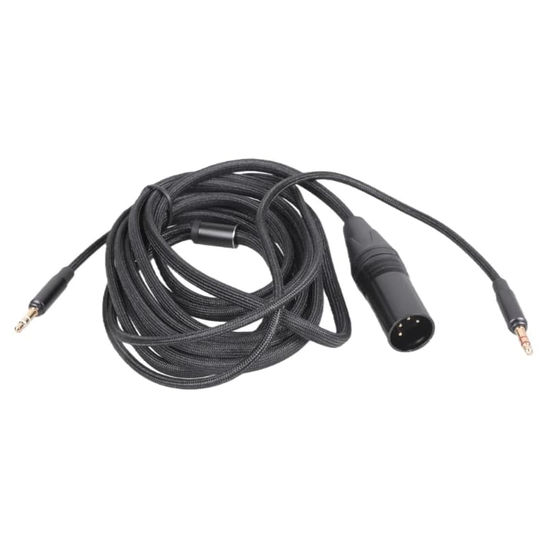 4Pin Balanced Cable to Double 3.5mm Headset Cable for Hifiman HE400SE Headset