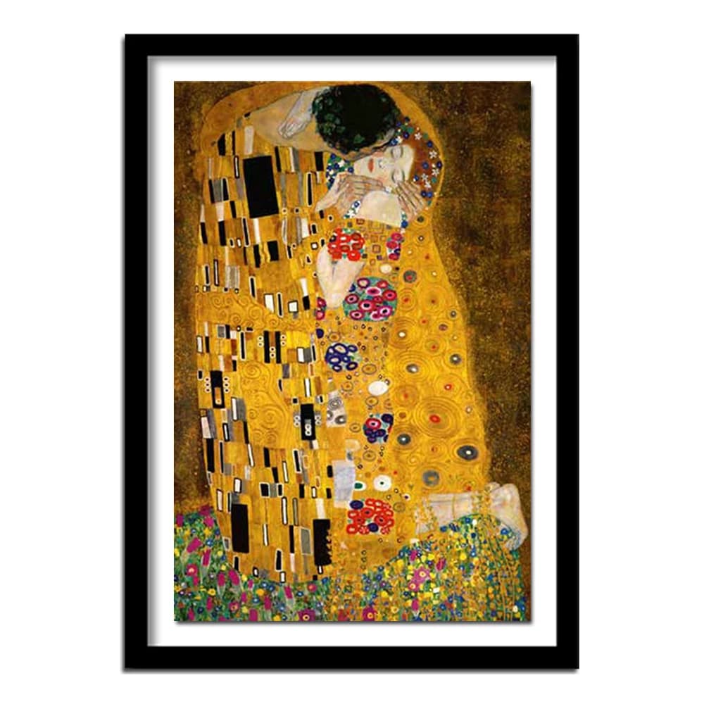 Diamante quadrato pieno 5D pittura diamante fai da te Gustav Klimt il bacio ricamo punto croce strass pittura Decor regalo