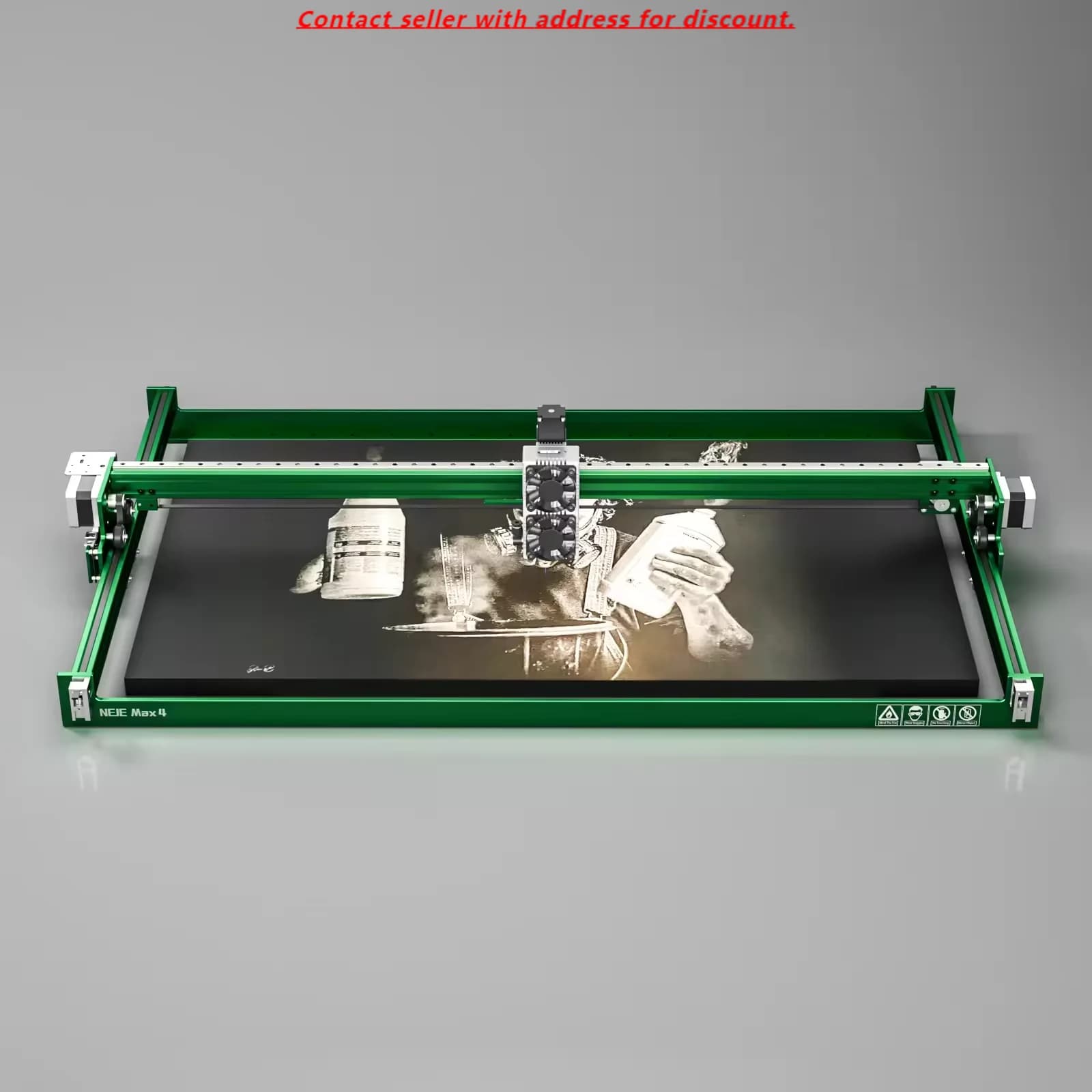 NEJE Max 4 E80 High Power Laser Engraving Machine Desktop 4 Axis Wood Router Cutting Machine for Industrial Laser Engraver