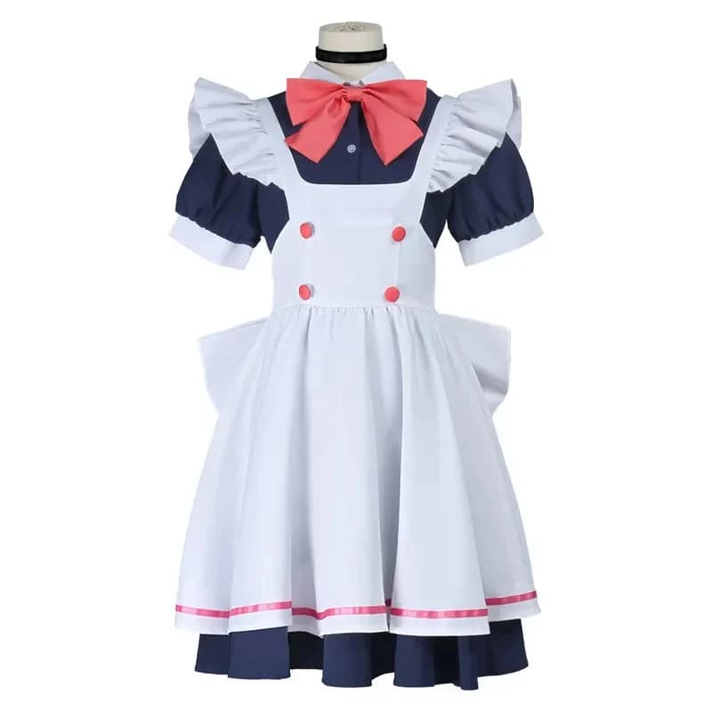 A;3\v,7'd/Anime Momo Ayase cosplay daandadan dress wig for women girls maid costume fanw;3'f,6;t.8'x;4'v\7,h/