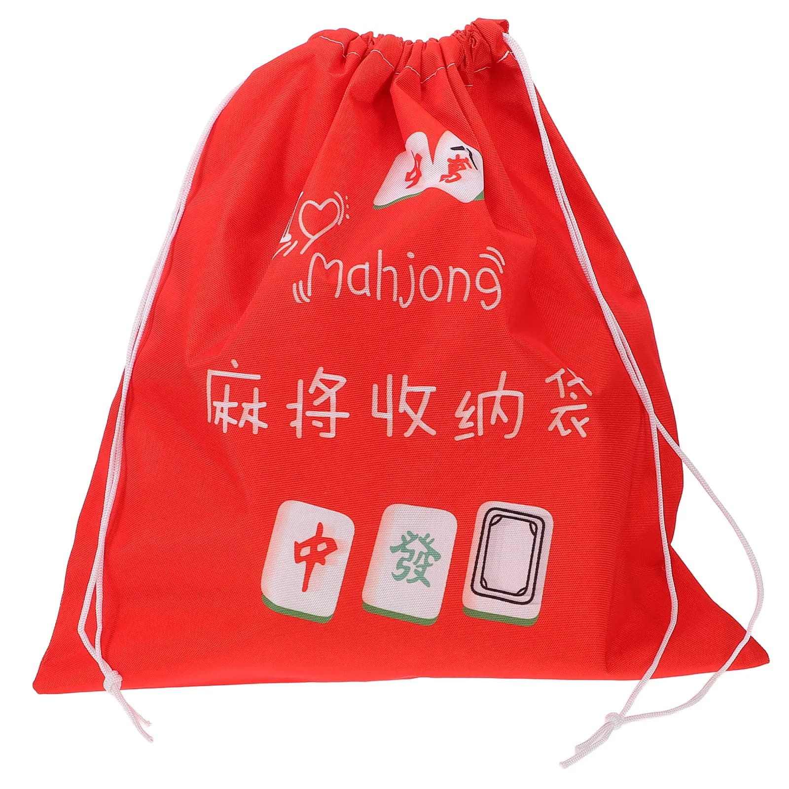 Borsa Portaoggetti per Mahjong in Tessuto Oxford Premium con Cordoncino, Leggera e Facile da Pulire, Portatile per Tessere e Sementi