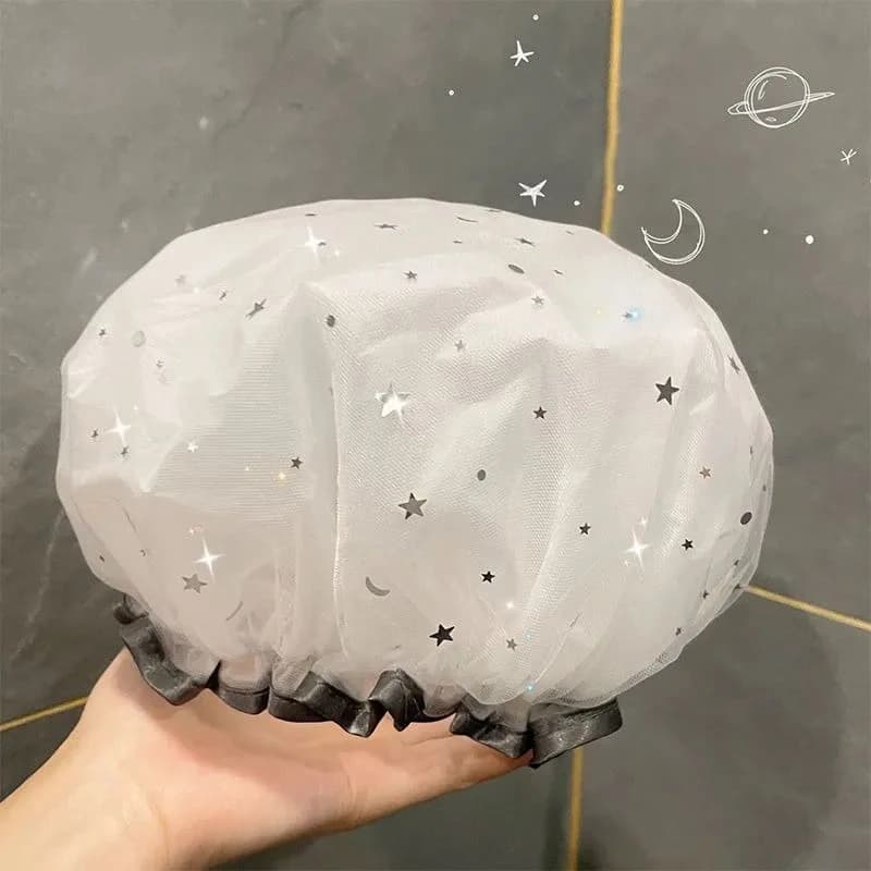 Bathroom head for shower Swim cap Hair donuts Girl Reusable Luxury woman shower head Douche XYM001