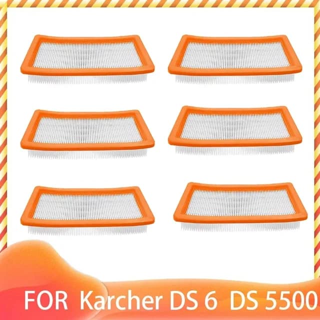 Compatible with Kärcher DS 6 Premium/BR 45/22 C Bp Pack/DS 5600/Puzzi 30/4 E Replacement HEPA Filter Motor protection Vacuum cleaner parts