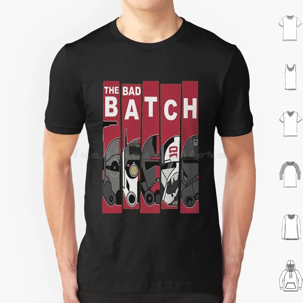 The Bad Batch T Shirt Men Women Kids 6xl Tbb Video Games Vintage Batch Clone Force 99 Wars Tech Space Galaxy Retro Bad Echo