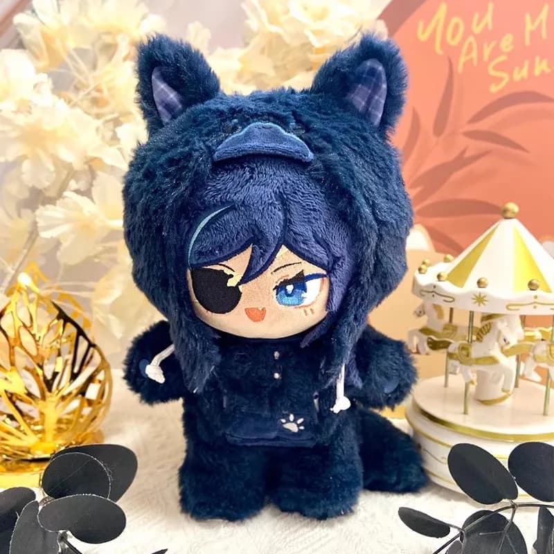 20 centimetri Nuovo Anime Genshin Impact Bambole di Peluche Kaeya Vestiti pigiama Vestito ragazzi ragazze bambini Regali Regali per bambini giocattoli Dress Up Doll