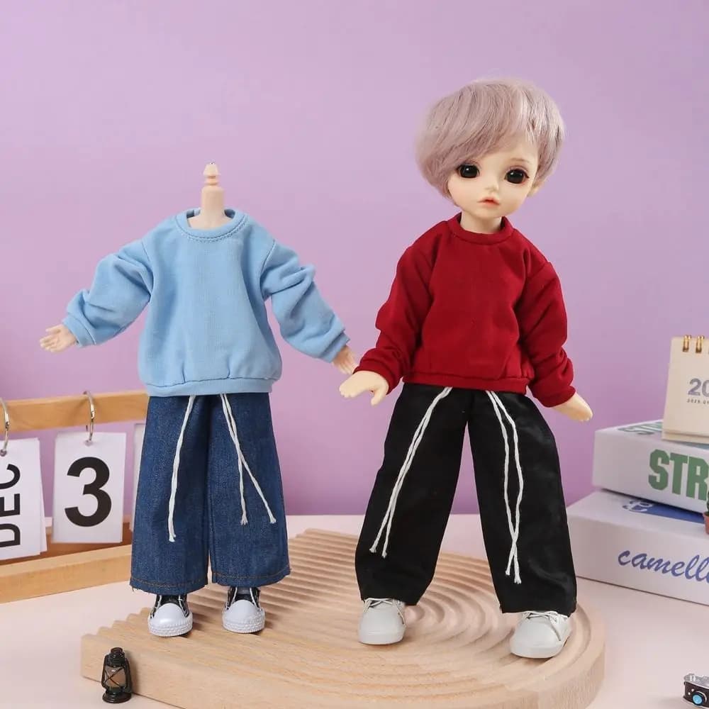 Felpa Casual Fai-da-Te in 10 Colori, Regalo Fai-da-Te, Felpe con Cappuccio a Maniche Lunghe, Top alla Moda per Bambole Blythe