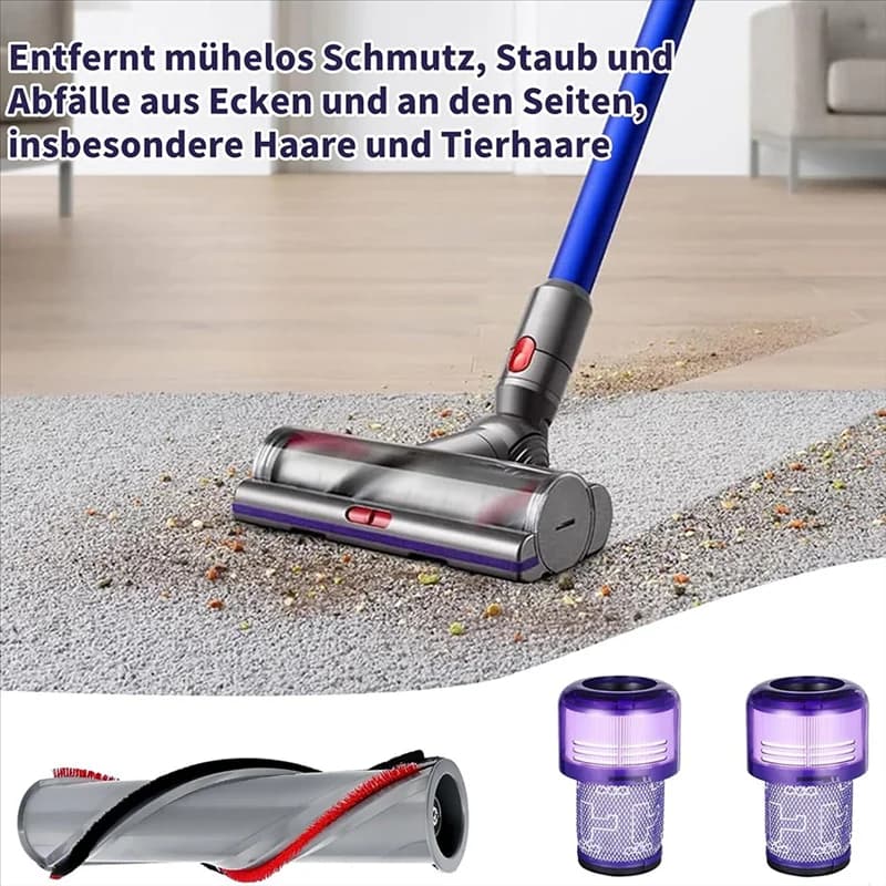 A50Q-Spazzola e filtro di ricambio per aspirapolvere Dyson V11 Parti per aspirapolvere con 2 filtri di ricambio