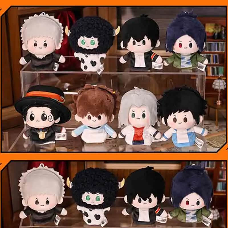 Nuovo autentico Katekyo Hitman rinato! Anime Periferico 10 cm Nunu Stampato Bambola di cotone Simpatico peluche Portachiavi con scatola cieca Decora il giocattolo Gif