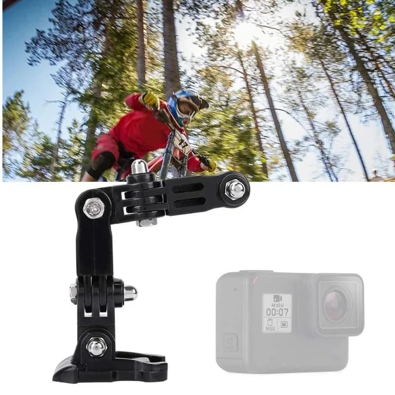 Kit per Casco Moto per GoPro Hero 11 10 9 8 7, Set Accessori per Action Camera, Supporto per Mentoniera Bici per Go Pro