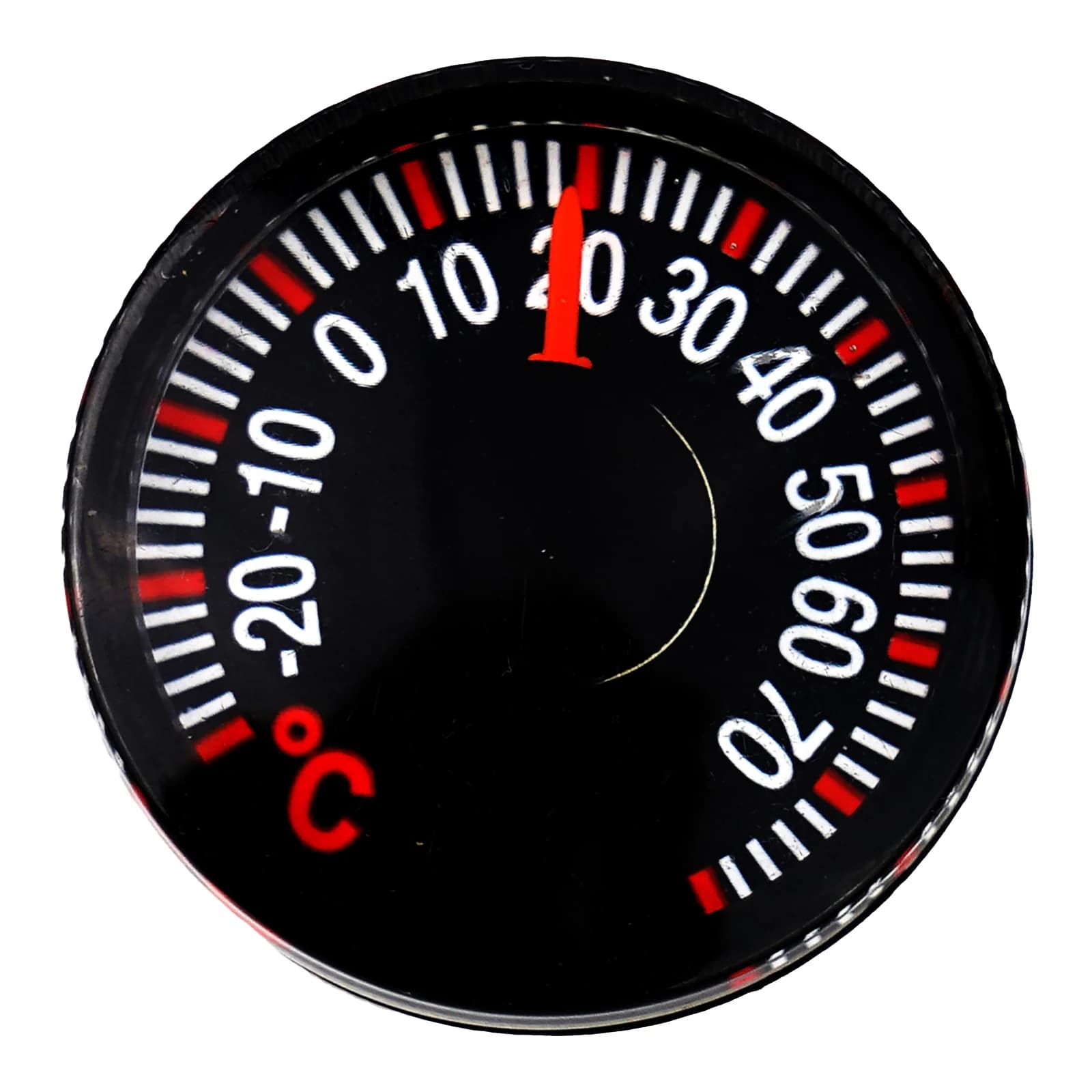 1pcs Round Plastic Thermometer High-precision Thermometer Flat Opening Indoor Outdoor Wall Garden Dial 20mm/27mm